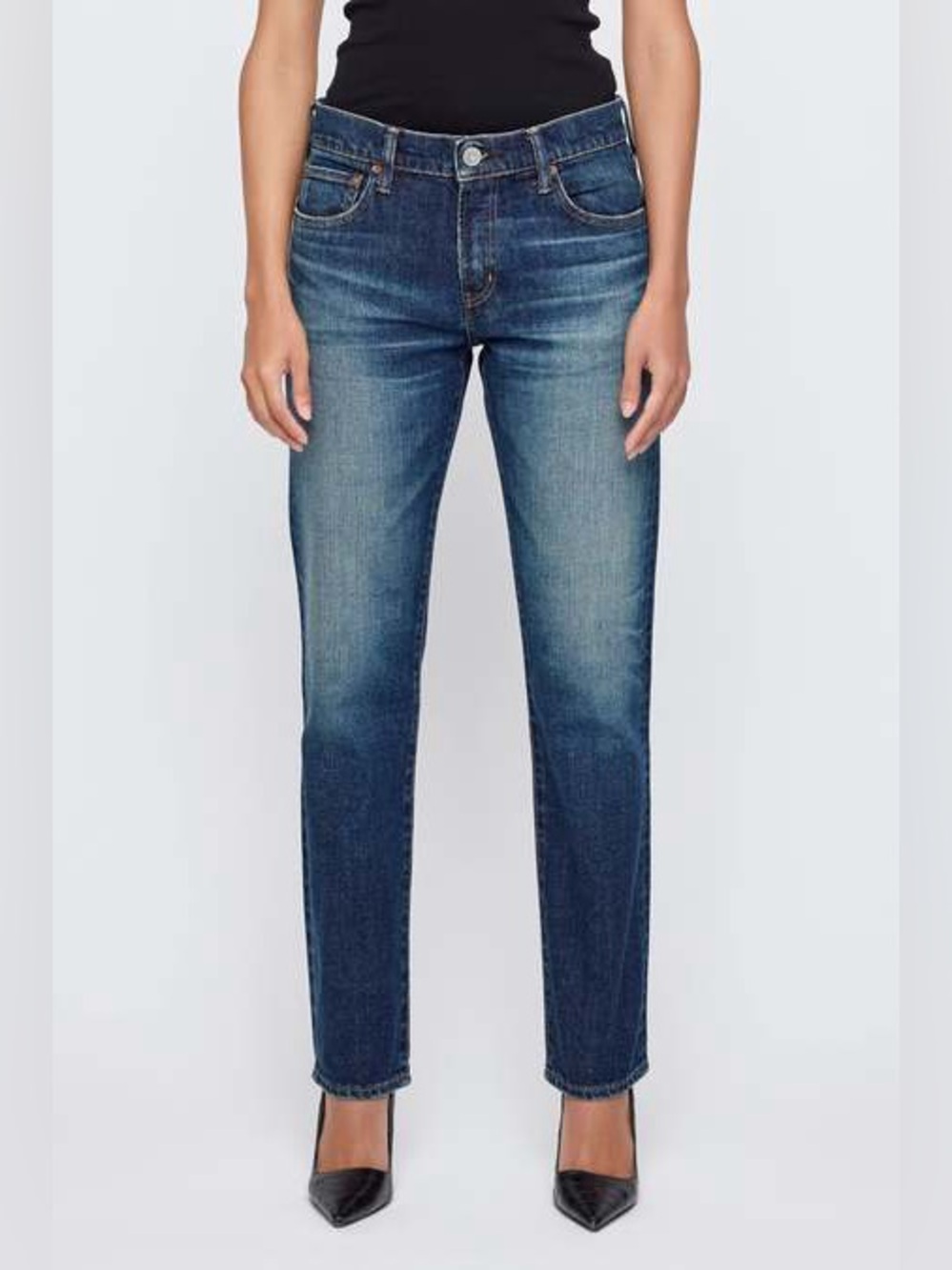 MOUSSY VINTAGE SLIM STRAIGHT JEANS - LEVERETT